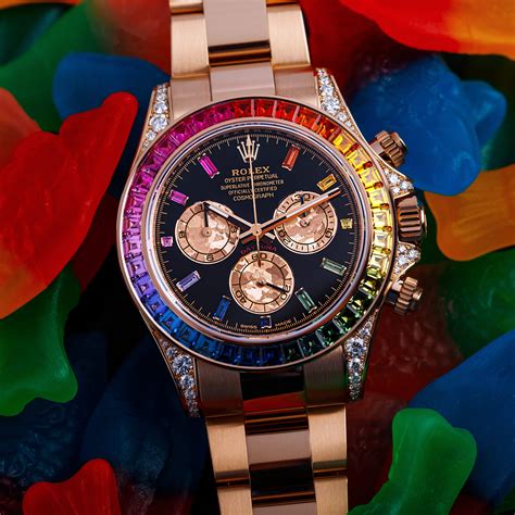 Rolex Daytona Rainbow Prototype Could Sell for $3.5 .